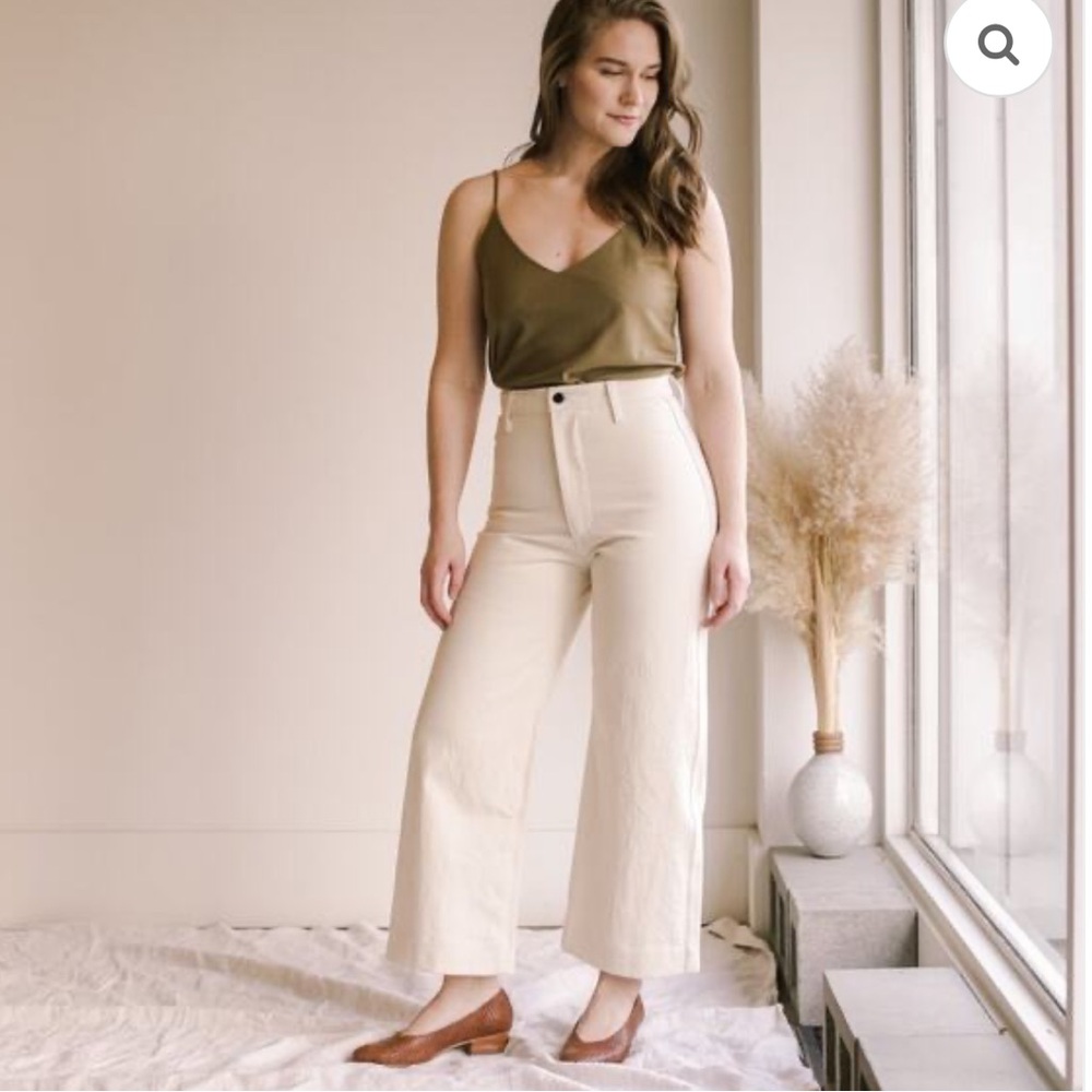 Ozma of California Wide Leg Jeans